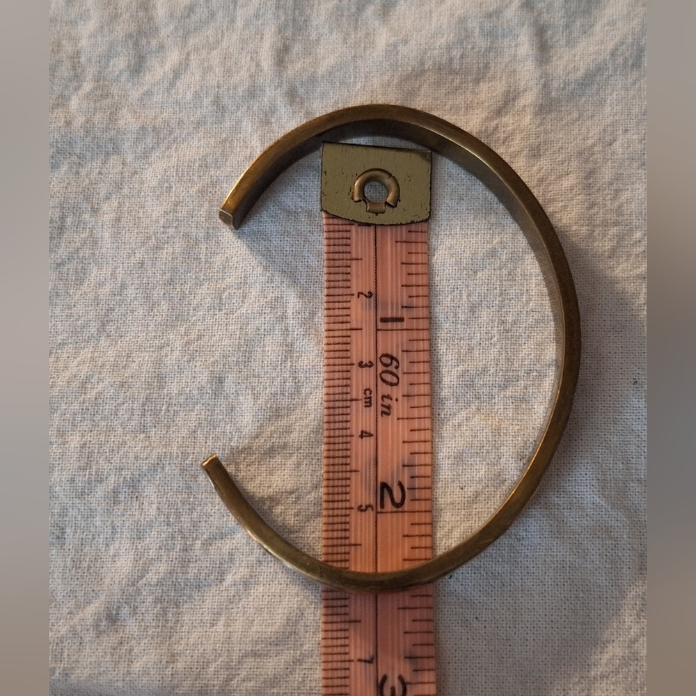 Mixed Metals Thin Cuff Bracelet - image 4